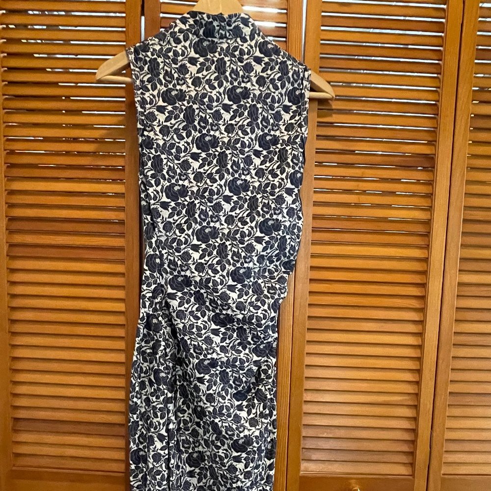 Classic Prada mandarin collar silk dress